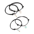 thumbnail image 1 of Heart Decor Matching Bracelets Set for Women Men Delicate Yuyangstore  Parejas Pulseras, 1 of 8