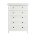 thumbnail image 5 of Tcbosik 5 Drawer Dresser for Bedroom, Modern Chest of Drawers for Living Room, Hallway, Entryway, White, 5 of 8