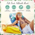 thumbnail image 2 of Menkxi Inflatable Beach Pillow with Removable Cover Outdoor Pool Pillow Beach Chair Pillows for Sand Inflatable Camping Pillow for Travel Vacations, Tropical Flamingo, 2 of 6