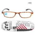 thumbnail image 2 of Gafas de lectura unisex a la moda antirayos azules, gafas para presbicia con alivio de la fatiga Visual + montura de Color 400 Douhua, 2 of 8