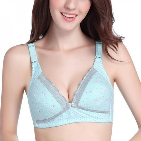 

Brand Clearance! Cozy Lace Print Bee Nursing Bra Women Wire Free Brassiere Top Pregnant Women Underwear