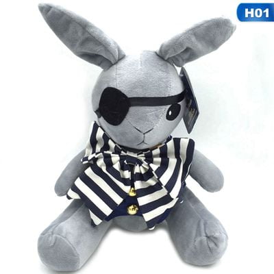 GK-O Anime Black Butler Kuroshitsuji Ciel Phantomhive Rabbit Plush Doll