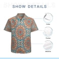 thumbnail image 7 of High Quality Hawaiian Shirts for Men Short Sleeve Aloha Beach Shirt Floral Summer Casual Button Down Shirts Blouses FUCYJK, 7 of 7