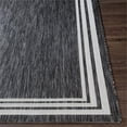 thumbnail image 2 of Surya Eagean EAG-2365 31 x 120" Runner Fabric Rug in Charcoal/Cream, 2 of 6