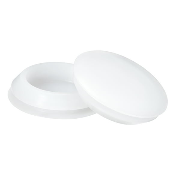 Uxcell 2 Pack Silicone Plugs Round Snap in Locking Hole Plugs Waterproof Hole Plug for 50mm Hole Translucent