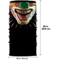 thumbnail image 7 of Clown Themed Face Balaclava Scarf Neck Fishing Shield Sun Gaiter Headwear Mask, 7 of 7