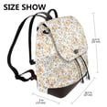 thumbnail image 2 of Balery Floral1 Mochila de Cuero para Mujeres, Gran Capacidad, Bolsa de Viaje Multifuncional, Mochila de Cuero y Bolsa de Hombro para Mujeres, 2 of 4