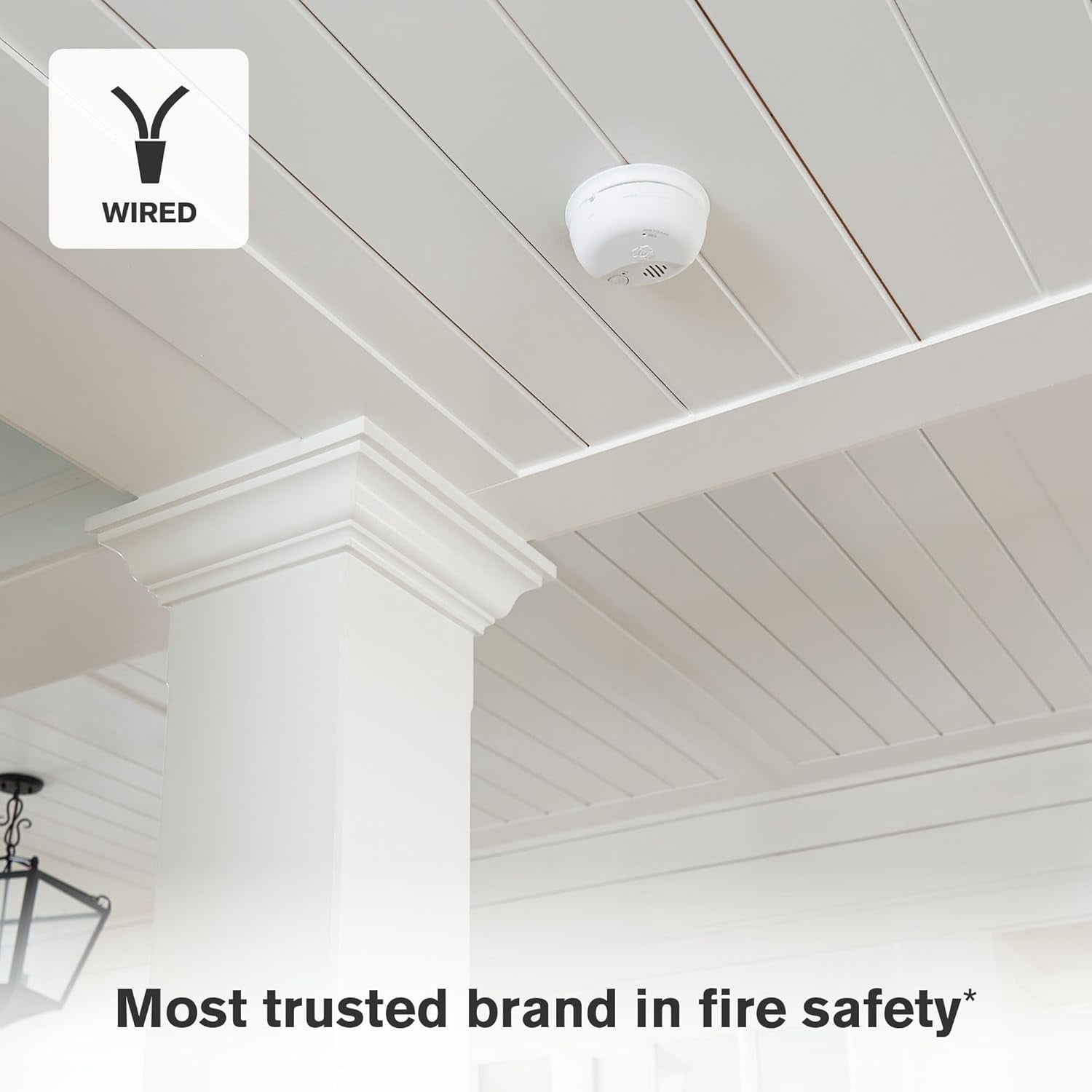 First Alert BRK Combination Smoke & Carbon Monoxide Alarm, Interconnect Hardwire Detector with Battery Backup, SMICO100-AC, 1-Pack