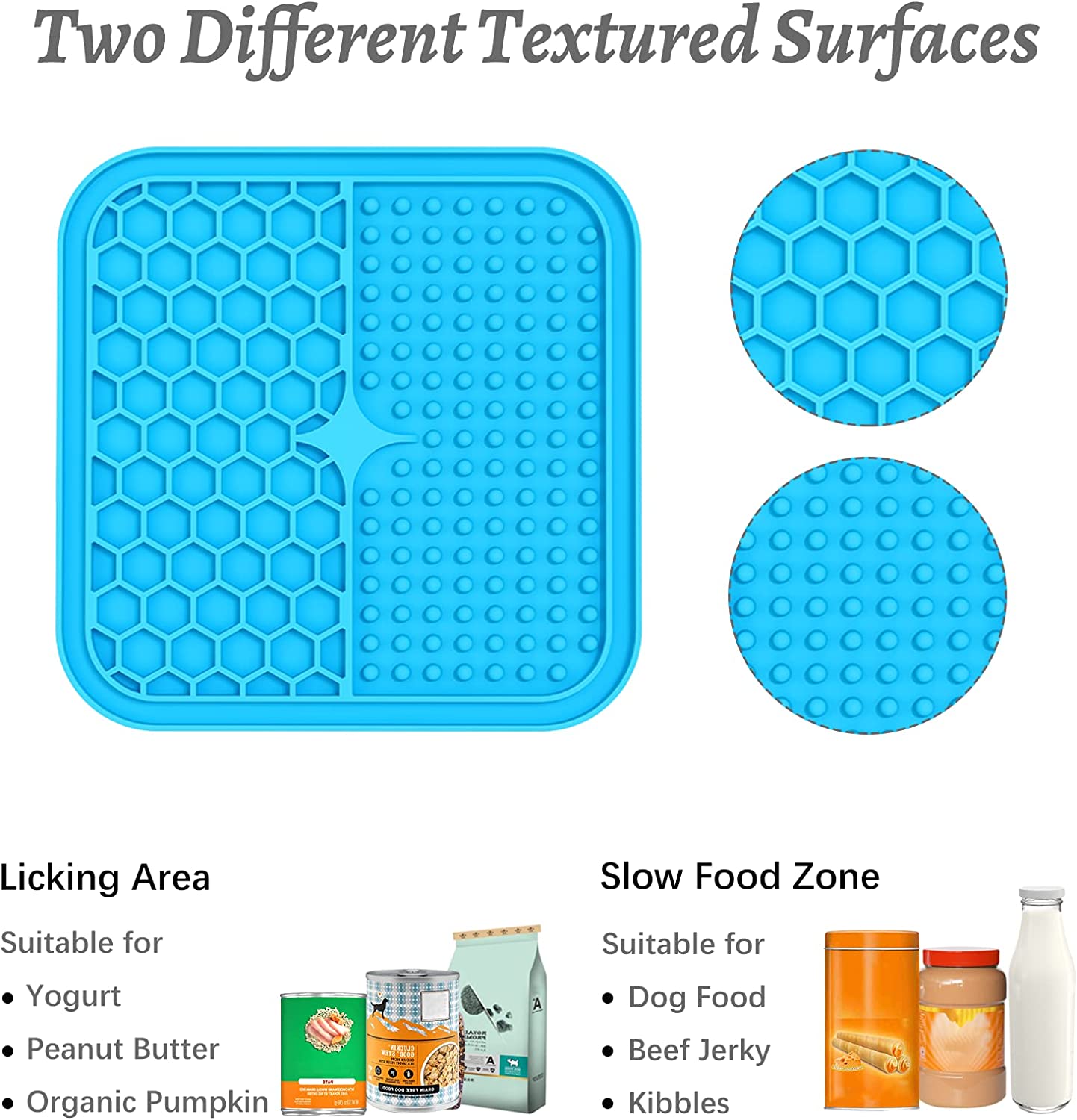 MateeyLife Licking Mats for Dogs and Cats, Premium Lick Pad with Suction  Cups for Dog Anxiety Relief, Dog Puzzle Enrichment Toys for Boredom  Reducer