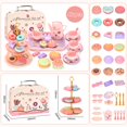 thumbnail image 2 of Set para fiestas de té Lajeje Kids Pretend Play con funda, de 3 a 8 años, 2 of 7