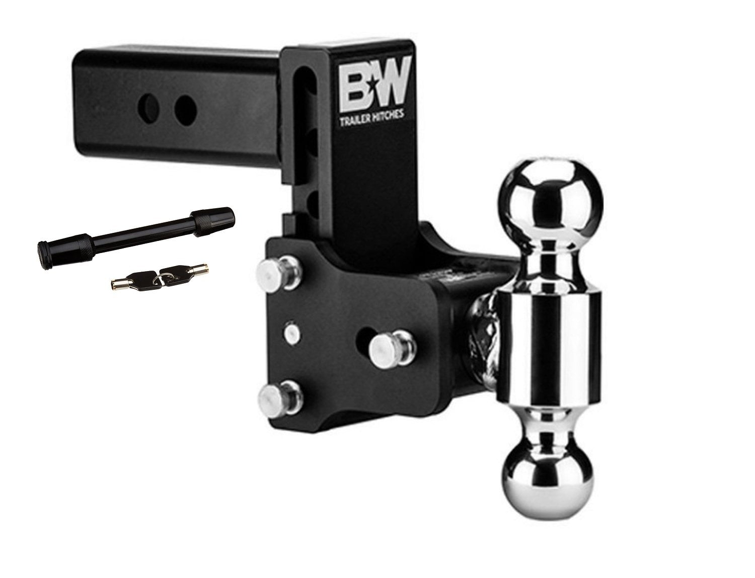 2 Ball Hitch >> B W Trailer Hitches Ts20037b Tow And Stow 2 5 Inch Shank Dual Ball Hitch Mount With 5 Inch Drop And 4 1 2 Rise Ball Mount W 2 X 2 5 16 Dual Ball 2 Ball Hitch >> B W Trailer Hitches Ts20037b Tow And Stow 2 5 Inch Shank Dual Ball Hitch Mount With 5 Inch Drop And 4 1 2 Rise Ball Mount W 2 X 2 5 16 Dual Ball