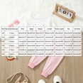 thumbnail image 6 of TOWED22 Toddler Girl Clothes kids Bell Bottom Outfits Long Sleeve Ribbed Sweatshirt & Flare Pants Winter Clothing,Pink,5 Y, 6 of 9