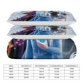 thumbnail image 4 of All Season 3-Piece Bedding Comforter Set Frozen Cartoon Duvet Cover Twin Bed with 2 Pillowcase 79"x90", 4 of 8