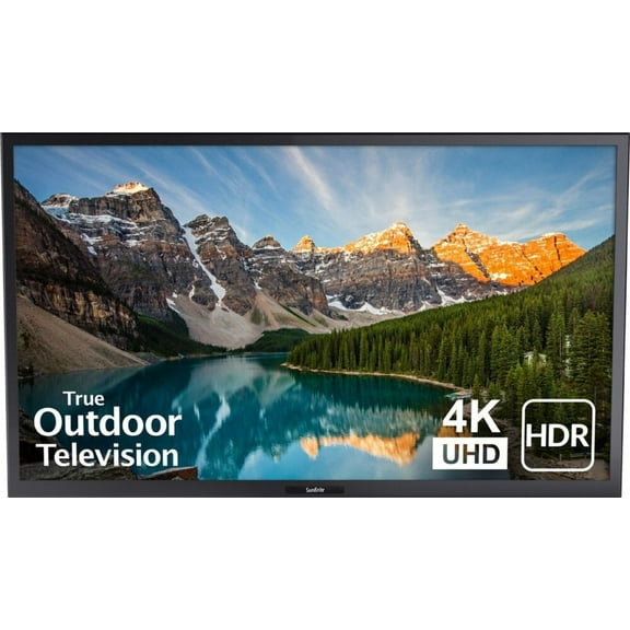 SunBrite Veranda 2 Series 43-inch Full Shade Outdoor TV | 4K Ultra HD HDR LED Weatherproof Television - Direct Lit LED Screen with All-Weather Remote (SB-V-43-4KHDR-BL)
