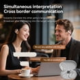 thumbnail image 4 of Herunwer Multi-Language Translation Bluetooth Earphones with Smart Display Case, Noise Cancelling and Surround Sound, 4 of 6