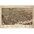 thumbnail image 1 of 24"x36" Gallery Poster, map of Knoxville, Tennessee 1886, 1 of 1