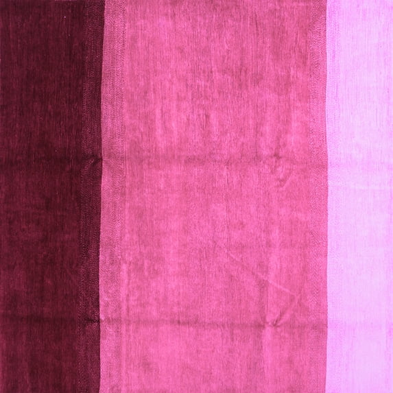 Ahgly Company Indoor Square Abstract Purple Contemporary Area Rugs, 5' Square