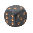 thumbnail image 2 of Set de dados Chessex DND D&D 36 Poliédrico Gris Oscuro Cobre, 2 of 5