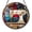 B#1180430BB, variant on Stained Glass Window Hanging Puzzle Pendants, Colorful Sun Catcher Decor, Indoor Outdoor Garden Kitchen Sunroom Home Décor, 12-Piece Set
