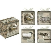 URBAN FARMHOUSE MINI PLATES S/4