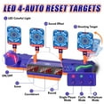thumbnail image 3 of Electronic Shooting Targets for Nerf, Auto Reset Digital Target with LED Light, Shooting Targets Toy for Kids Boys Girls 4 5 6 7 8 - Blue, 3 of 8