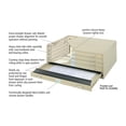 thumbnail image 4 of Scranton & Co 5 Drawer Metal Flat Files Cabinet for 36" x 48" Documents in Black, 4 of 4