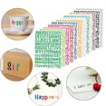 thumbnail image 5 of 12Pcs Letter Number Stickers Decals Labels DIY Making Outdoor, 5 of 8