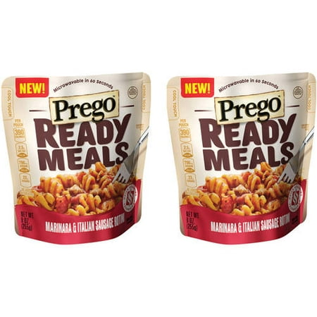 (2 Pack) Prego Ready Meals Marinara & Italian Sausage Rotini, 9 (Best Price Meal Delivery)