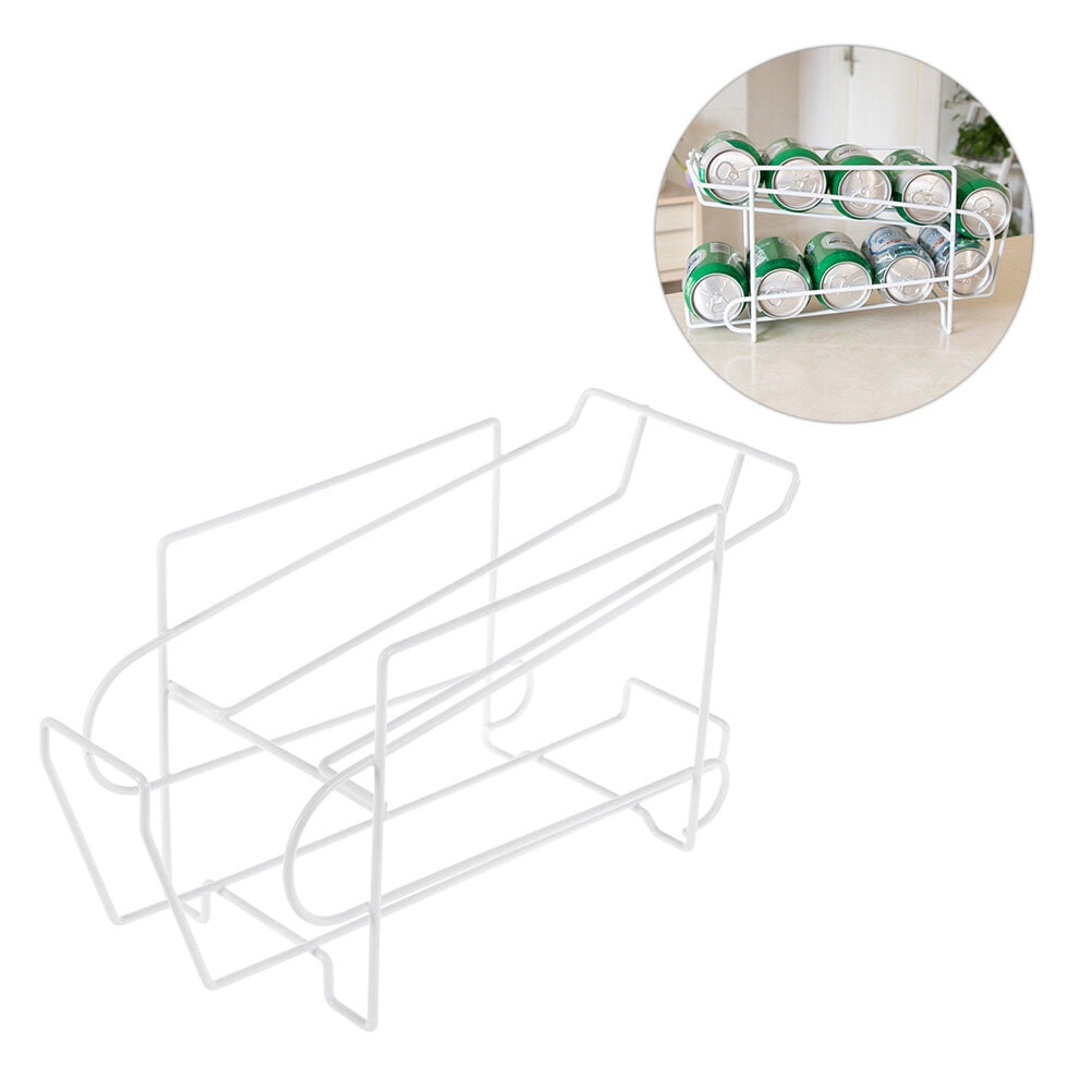 1PC Iron Fridge Beer Rack Soda Can Holder Portable Shelf Kitchen Organizer for Home Store Restaurant