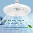 thumbnail image 2 of Ventilador de techo con luz LED de tres colores para mesa de centro, control remoto, inteligente, para cocina, dormitorio, 2 of 7
