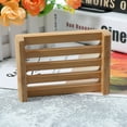 thumbnail image 3 of Raindrops 2Pcs Khaki Wooden Soap Drying Rack for Bath and Kitchen Simple Design, 3 of 8