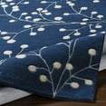 thumbnail image 4 of Hauteloom Ocracoke Hand Tufted Wool Living Room, Bedroom Boho Area Rug - Transitional Farmhouse Dot Pattern - Blue, Navy, White - 5' x 8', 4 of 11