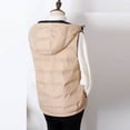 thumbnail image 5 of Fiogavroetic Mode Femmes Automne Hiver Chaud à Capuche Veste Matelassée Style Léger Manteau en Duvet Gilet Veste, 5 of 5