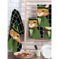 thumbnail image 2 of St. Patrick's Day Kitchen Dish Towels for Drying Dishes Set of 3, Green Kitten Cats Lucky Shamrock Black Plaid Waffle Weave Microfiber Hand Tea Bathroom Towels Quick Dry & Absorbent Towel 15.7x23.6, 2 of 7