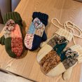 thumbnail image 4 of Guantes de invierno cálidos para mujer Guantes de punto de moda para mujer, 4 of 5