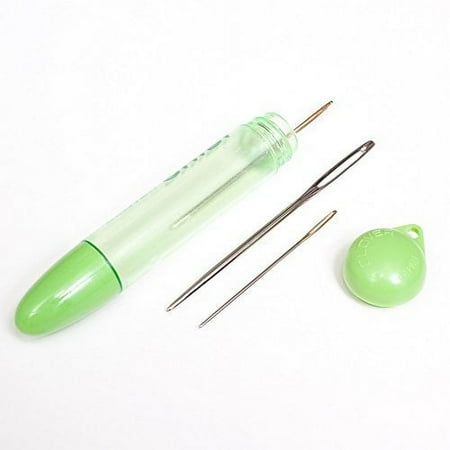 UPC: 0051221356216 | Clover Yarn Friendly Darning Needle Set  with Carrying Case  3 Needles