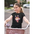 thumbnail image 2 of Bunny With Lollipop T-Shirt Juniors -Image by Shutterstock,  Small, 2 of 4