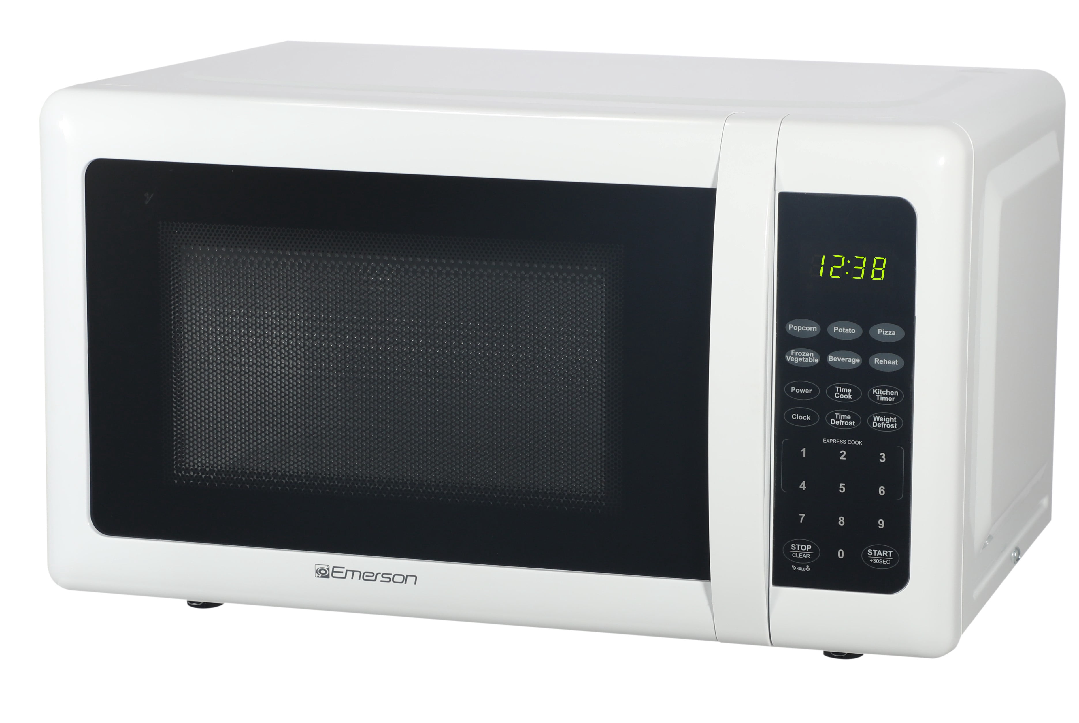Emerson 0.7 Cu. Ft. 700 Watt, White Microwave Oven with Touch Control, MW7302W
