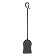 thumbnail image 4 of Plow & Hearth Tall Fireplace Tool Set - Black, 4 of 7