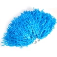 thumbnail image 2 of Agregue espíritu a su accesorio de disfraz Pompones de animadora azules para eventos deportivos y fiestas, 2 of 3