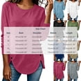 thumbnail image 4 of Zysthvn Pullover Womens Crewneck Sweatshirt Casual Lightweight Fall Solid Sweatshirts for Women Loose Fit Long Sleeve Tops, 4 of 8