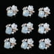 thumbnail image 4 of 10 piezas de adornos de artificiales para decorar la bolsa de bricolaje de la caja móvil Macarena Resultados de la joyería de Flatback, 4 of 8