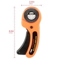 thumbnail image 2 of Craft County 45 mm Rotary Cutter – Perfect for Cutting All Types of Fabric, Leather, Vinyl, and More!, 2 of 4