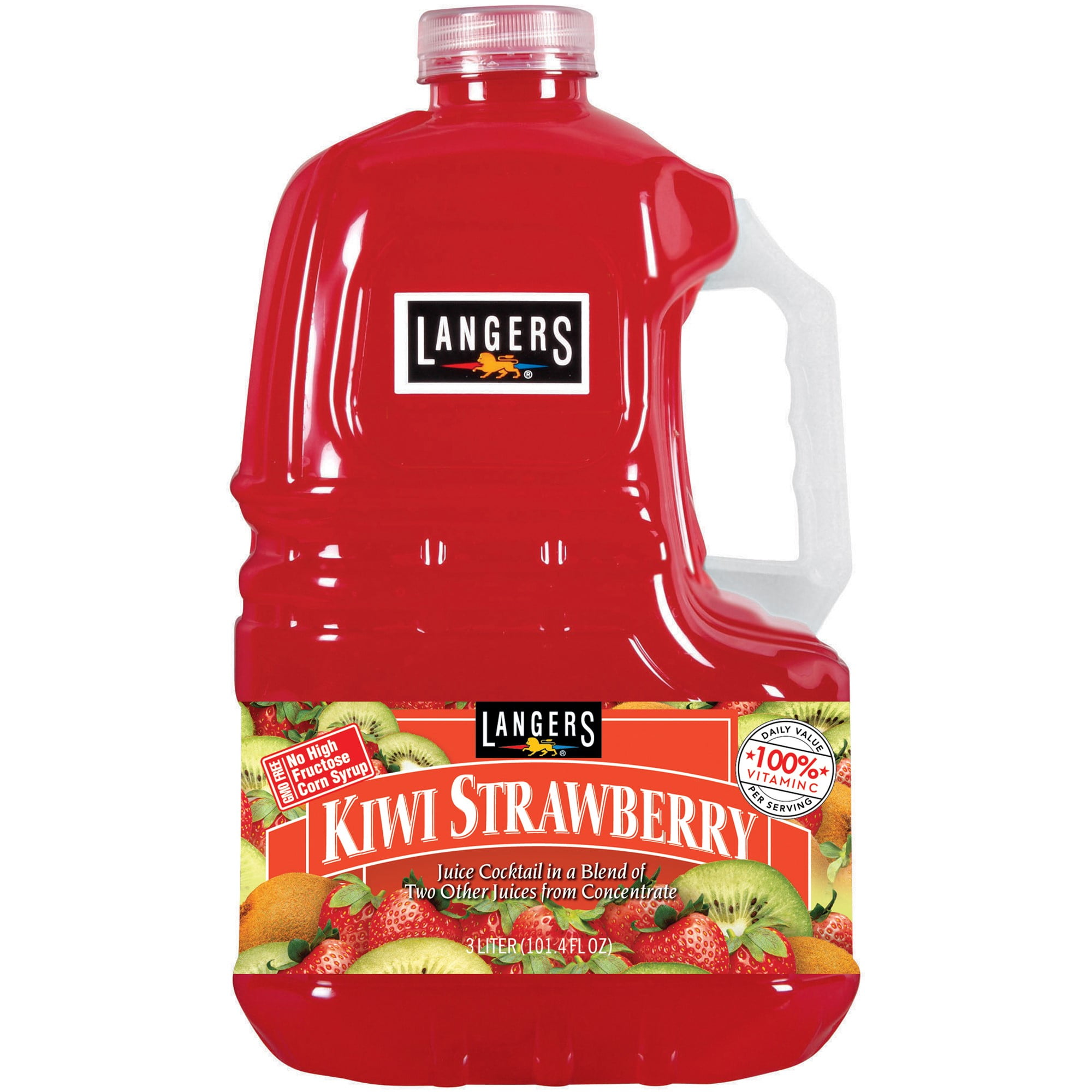 Langers Pineapple Kiwi Strawberry Juice Cocktail 101 4 Fl Oz