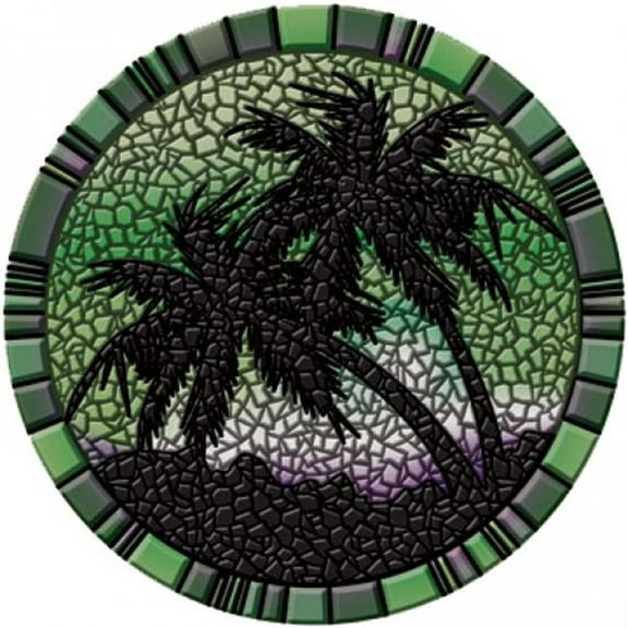 Palm Trees Poolsaic -green- 59 inches 67B00-00026