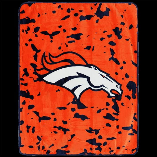 College Covers CCNFLTHSMDEN 50 x 60 in. NFL Denver Broncos Throw Blanket