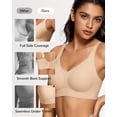 thumbnail image 3 of Cooling Wireles Jelly Bras,Smoothing Support Full Coverage Plus Size Bralette,Breathable Seamless T-Shirt Bra to Hide Side & Back Fat,M-2XL, 3 of 6