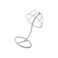 thumbnail image 1 of 12'' Metal Wigs Holder Stand Caps Hanger Hats Display Display Rack Holder Rack Silver, 1 of 9