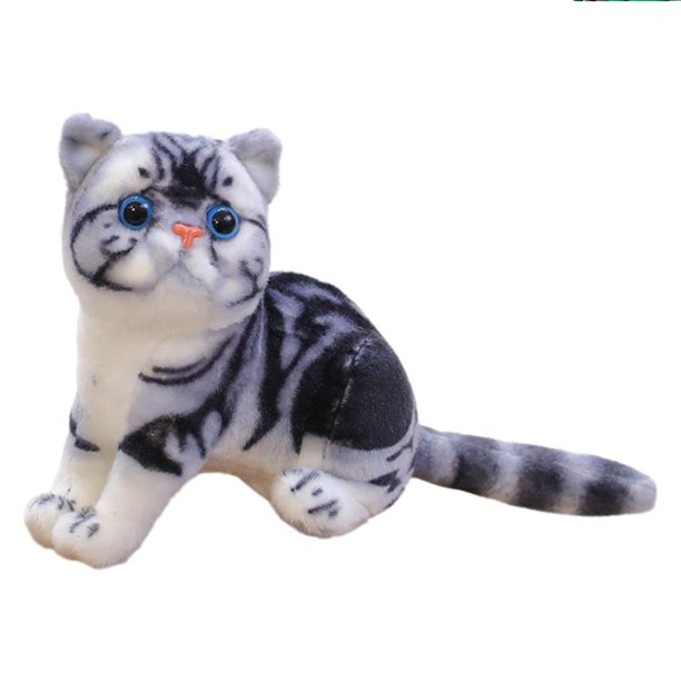 Gatos de colección de muñecas de animales linda figura adorable peluche animal gato juguete para niñas niños adultos