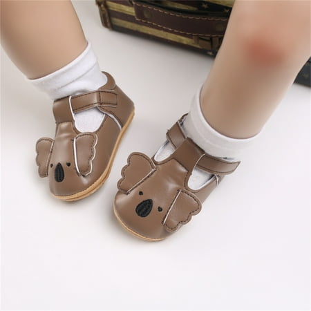 

TOWED22 Slippers For Kids Summer Autumn Comfortable Baby Toddler Shoes Cute Animal Children Breathable Floor Grey